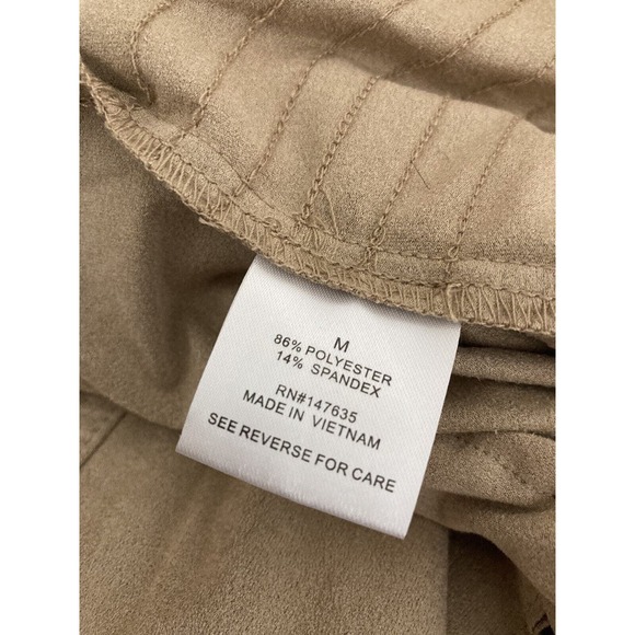 Romeo & Juliet Couture Draped Jacket Faux Suede Sand Color Self Tie Size M NWT - Picture 6 of 6